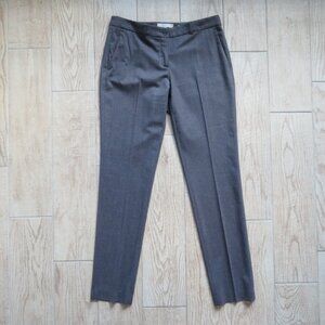 Michael Kors Womens Gray Wool Pleated Dress Pants Trousers Size 6